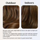 Estensioni dei capelli castano chiaro