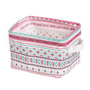 Contenitori per la conservazione in tessuto di cotone e lino naturale