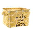 Contenitori per la conservazione in tessuto di cotone e lino naturale