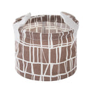 Contenitori per la conservazione in tessuto di cotone e lino naturale